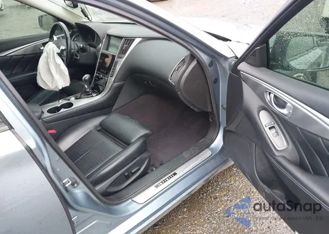 2015 Infiniti Q50 Sport from USA, damaged, VIN JN1BV7ARXFM399407